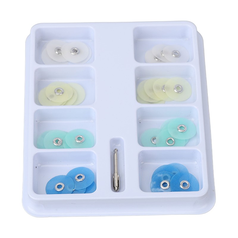 40pcs Dental Polishing Discs High Gloss Repairing Teeth Whitening Contouring