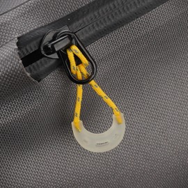 munkees Zipper Puller Replacement Nylon Pull Rope 3 in Pack U-Shape,Glow in The Dark,Orange