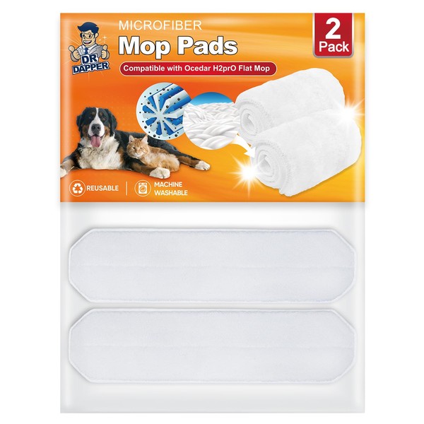 Microfiber Mop Replacement Pads for O Cedar H2prO Flat Mop