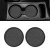 Desenda 2 PCS Car Cup Holder Coasters 2.76 Inch Non-Slip