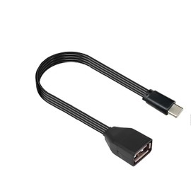 STUPDOLERI 90 Degree USB C to USB 3.1 OTG Adapter (2 Pack), Right Angled USBC Type C Male to USB Female Adapter, Data Transfer for Smartphone,Tablet, Laptop2.0 (OTGCMST-AFHP, 20CM)