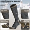 2 Pairs Merino Wool Ski Socks for Men, Women and