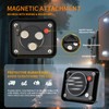 Nilight 12LED Magnetic Wireless Trailer Lights 2PCS Rechargeable Portable Hazard
