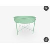 IKEA KULTURSKOG Light Green Indoor Plant Stand Diameter: 22 ¾