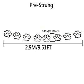 Dog Paw Pull Flag Banner - Pre-Strung Double-Sided Outdoor Decoration for Pet Party, Garden, Yard | Durable Weatherproof Design for Dog Lovers