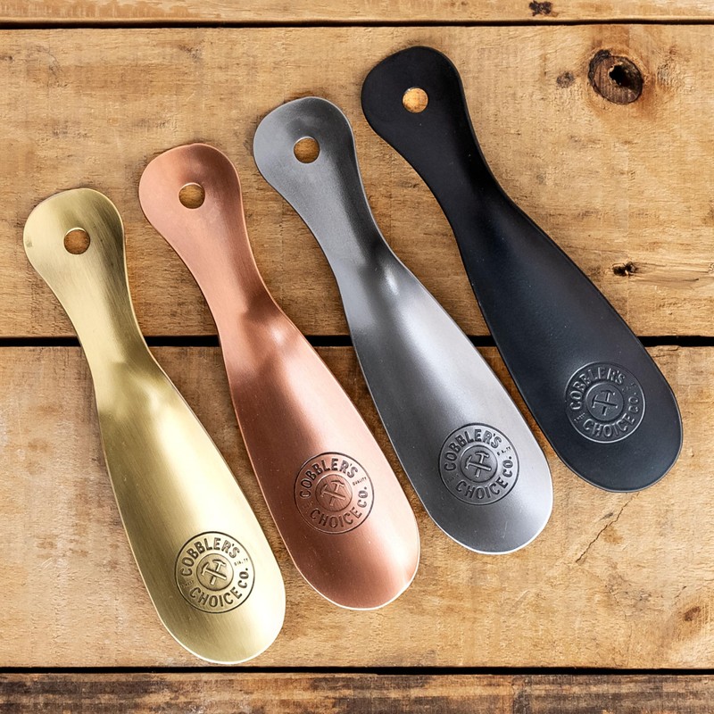 Cobbler's Choice Metal Shoe Horn - Premium Quality - Designed