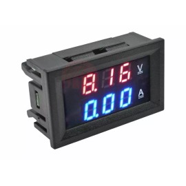 Dual LED Display Volt Meter DC 0-100V 50A Digital LED Voltmeter Ammeter Volt tester w/Meter shunt 12v 24v