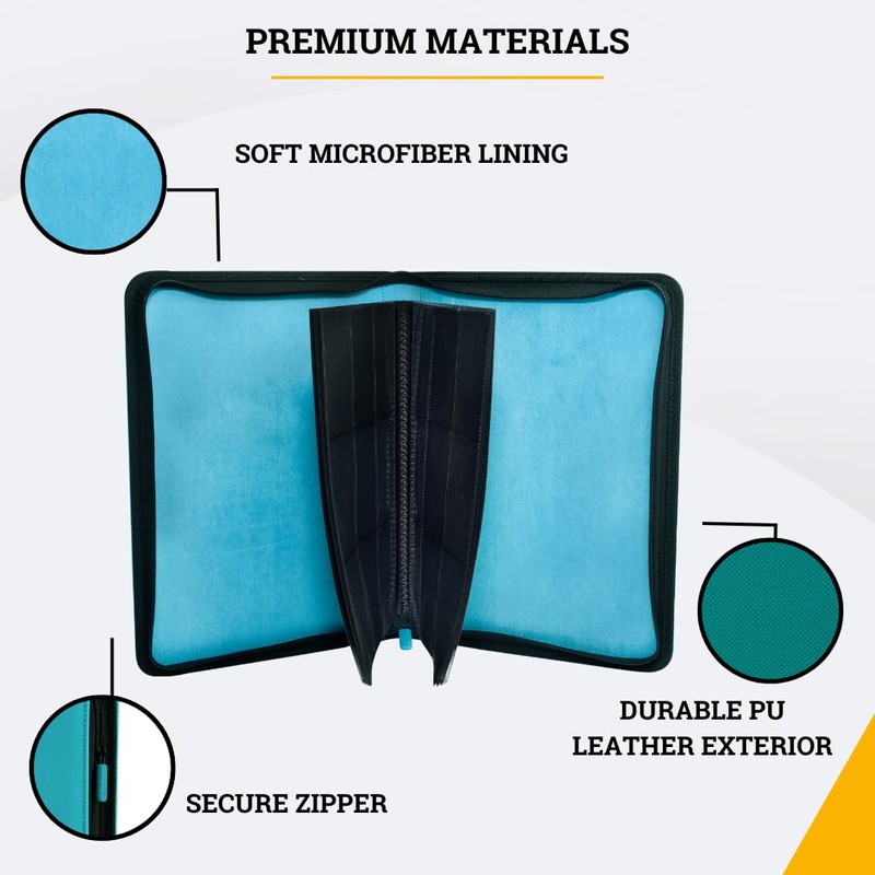 Card Guardian - Toploader 4 Pocket Premium Binder with Zipper
