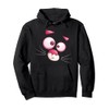 Funny Pink Cat Panther Face Costume Pullover Hoodie