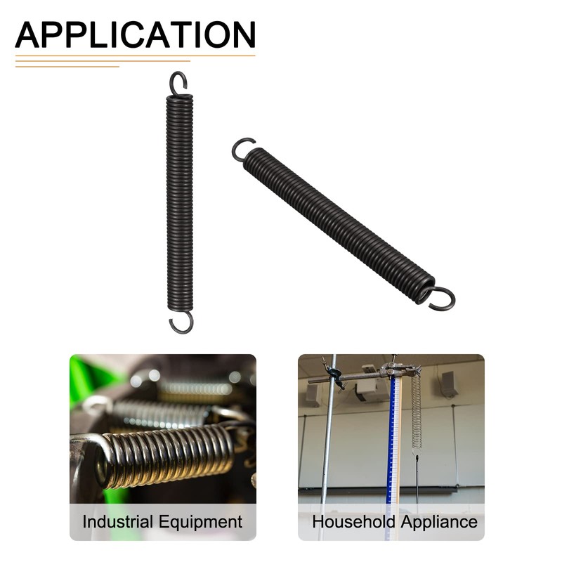 DTGN 2.5x18x180mm(WxODxL) Extension Spring - 1Pack - Good for Home