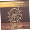 Gatuida Sturdy Ferris Wheel Model Home Decor Ornament for Wedding