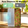 Titanium Cutting Board, 100% Pure Titanium Chopping Board for Kitchens,