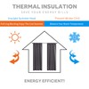 RYB HOME Grey Blackout Curtains - Thermal Insulated Noise Reducing