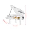 Grand Piano Shaped Windup Transprent Acrylic Music Box Birthday Present