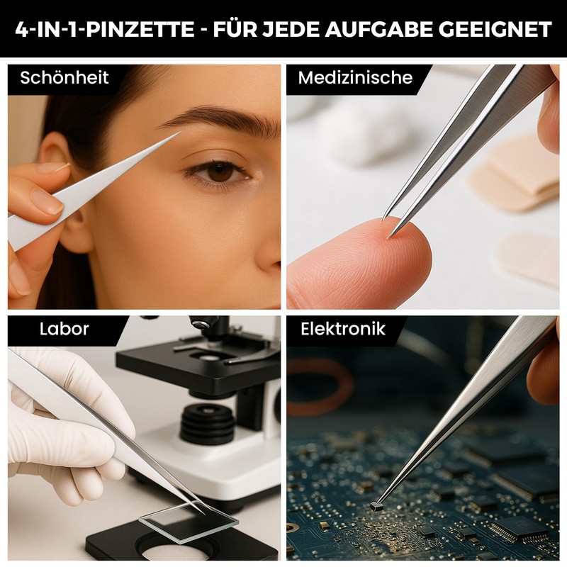 Precision Tweezers - Non Magnetic - for Welding, Experimental Work,