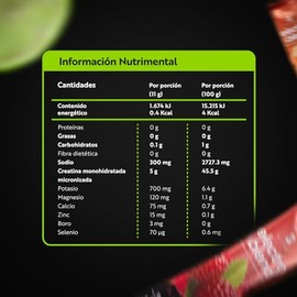 B Life Electrolitos con Creatina | 5g de creatina monohidratada por porción | 45 sobres | Sin Azúcar Ni Colorantes Añadidos | Más de 80 Minerales | 49
