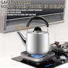 3Quart/3L Stovetop Kettle, Stainless Steel Whistling Tea Kettle with Universal