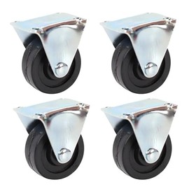 Dekton 4pc 40mm Caster Wheel Set-set Of 4 Small Appliances, Equipment And Furniture Casters| Top Plate Fitting| Ideal For Outdoor And Indoor Use| Hard Wearing 40mm Nylon Wheels| Screws Not Included