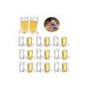 20 Vasitos Botas Vaquero Shots Caballitos Plástico 1 Oz