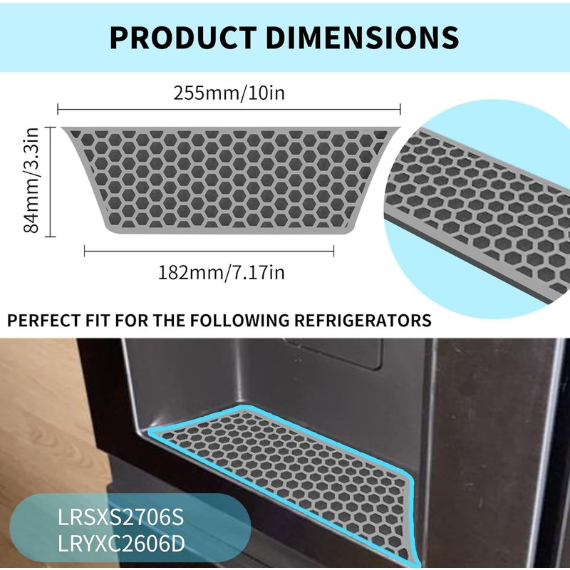 Refrigerator Drip Catcher Trays Compatible with LG Refrigerators