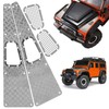 1/10 Scale Metal Skid Plate Sides Simulation Accessory Fit for
