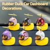 wonuu Rubber Duck Car Decorations Cute Yellow Duck Car Dashboard