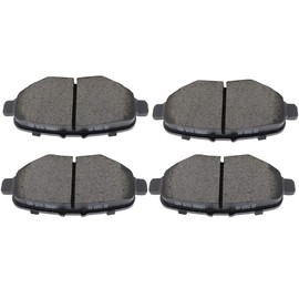 SCITOO D1612 Rear Ceramic Brake Pads Sets Fit For Chevy Cobalt/For Malibu/HHR,For Ford For Explorer/For Flex/For Taurus,For Lincoln MKS/MKT,For Pontiac G5/G6,For Saturn Aura/Ion
