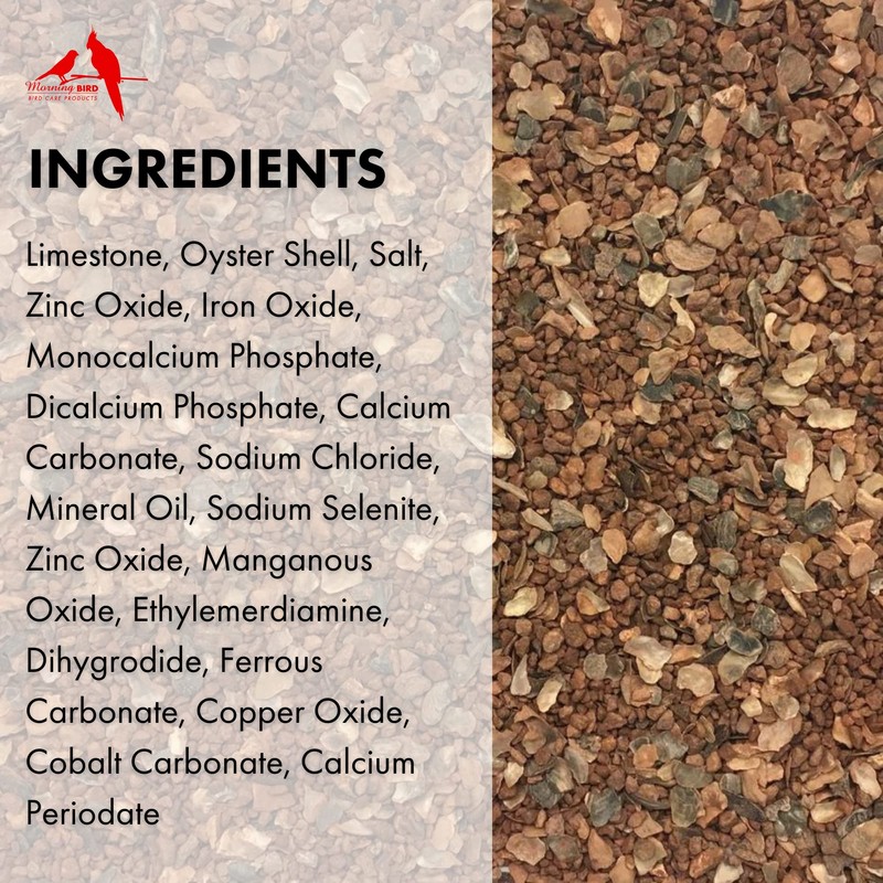 Morning Bird Pigeon Grit, with High Mineral Content, 18 lbs