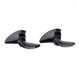 Dilwe RC Boat 2-Blade Propeller,Half Immersion High Efficiency Electric RC Boat Propeller Upgrade Accessory 4x40mm(2 Pairs)