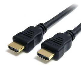 StarTech.com 2m HDMI Cable - 4K High Speed HDMI Cable with Ethernet - 4K 30Hz UHD HDMI Cord - 10.2 Gbps Bandwidth - HDMI 1.4 Video / Display Cable M/M 28AWG - HDCP 1.4 - Black (HDMM2MHS)