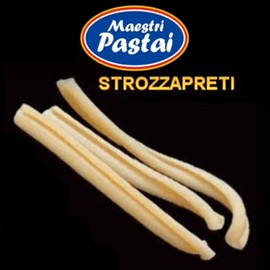 Maestri Pastai, Gourmet Strozzapreti "Priest-Choker" Italian Pasta (Pack of 3), Special "Series 42" Premium Quality Imported from Mercato San Severino, Italy, 17.66 oz (1.1 lbs) (each)