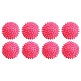 Dryer Balls 8 Pack Pink- Reusable Dryer Balls Replace Laundry Drying Fabric Softener and Saves You Money