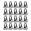 20PCS Sling Snap Hook Round Edge Antirust Glossy Appearance Lightweight