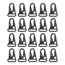 20PCS Sling Snap Hook Round Edge Antirust Glossy Appearance Lightweight Portable Sling Hook