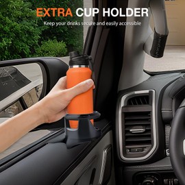 AceRide Front Door Cup Holder Compatible with Dodge Ram 1500 2500 3500 2019 2020 2021 2022 2023 2024,2 Pcs,Left and Right ﻿
