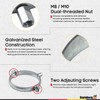 Steinberg14 - Ducting Clamp 125mm / 5'' - Galvanized Steel