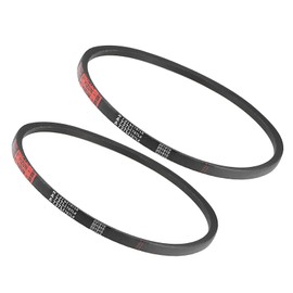 Kozelo 2 x A-737Li/A29 drive V-belt - [13 mm width x 8 mm height] A-section rubber drive belt wrapped for transmission use, 737 mm inner circumference
