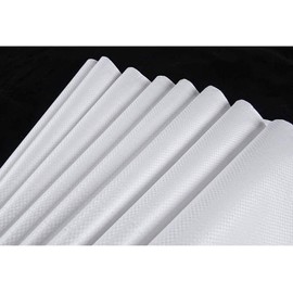 HUYIWEI 10 White Polypropylene Woven Bags, 60 x 100 cm, Packing Material