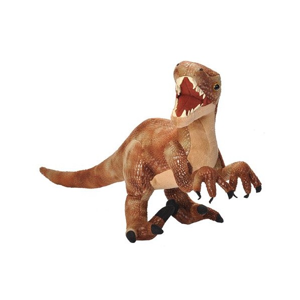 Wild Republic Velociraptor Plush, Dinosaur Stuffed Animal, Plush Toy, Gifts for Kids, Dinosauria 17 Inches