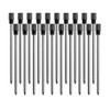 PASISIBICK 2.75'' Black Ink Crystal Pen Refills, Standard D1 Ballpoint