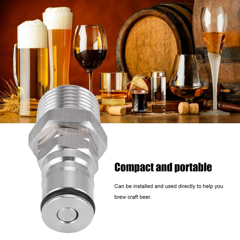 19/32‑18 Ball Lock Post with 1/2in NPT Male Thread Gas