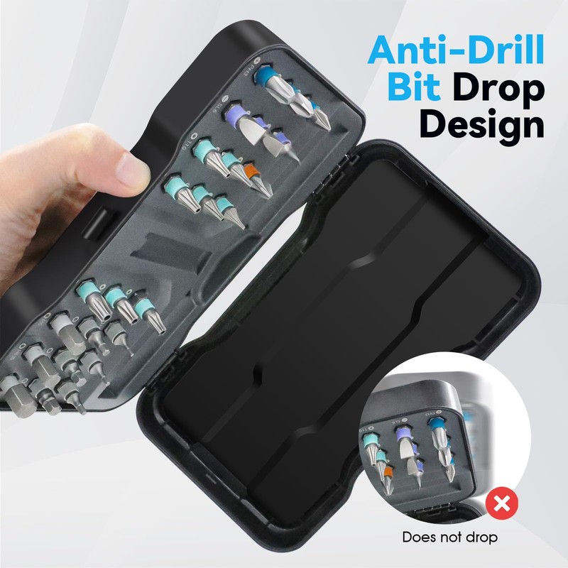 24 in 1 Magnetic Screwdriver Set, HYLEBOR Screwdriver Set with