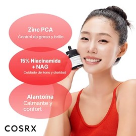 COSRX Suero facial de niacinamida al 15%, 0.67 onzas líquidas, suero minimizador de poros para cara, tono de piel uniforme, cuidado de la piel coreano