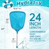 HydraJoy Pool Skimmer Net - Durable Leaf Rake for Clean