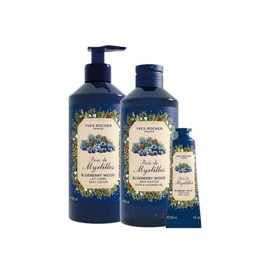 Yves Rocher Kit Corporal Arándanos Azules, Gel de Ducha, Crema Corporal y Crema de Manos, Edición Limitada de Navidad