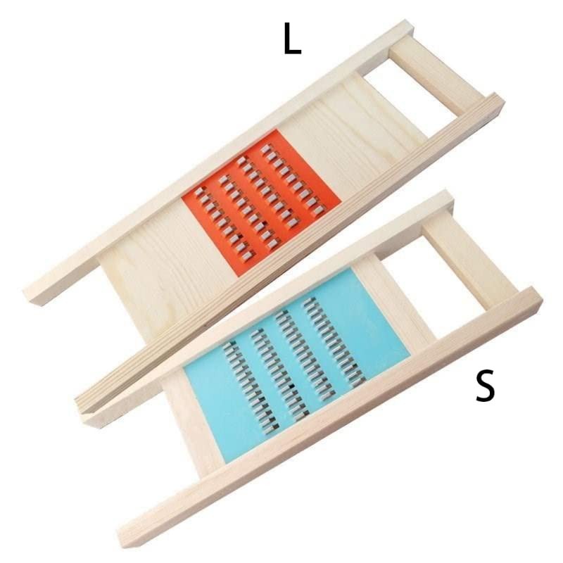 WANGFUFU Cucumber Vegetable Slicer Salad Kitchen Wooden Shredder Cutter Grater