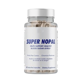 Super Nopal, Exclusive Formula with Nopal, Gurmar (Gymnema Silvestre), and Vanadyl Sulfate. 60 Capsules (30 Servings):_1 Bottle(50% OFF)
