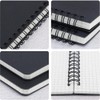 KUIZHEN A5 Spiral Notepad, Pack of 4 Notepad with Spiral