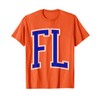 Florida FL Tee Women Men Kids Orange T-Shirt