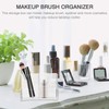 TOVINANNA 1pc Multi-compartment Acrylic Makeup Brush Storage Organizer for Vanity